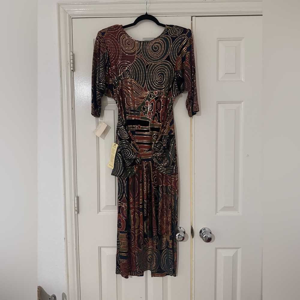 Deadstock Vintage Janine Mosaic Sheath Dress